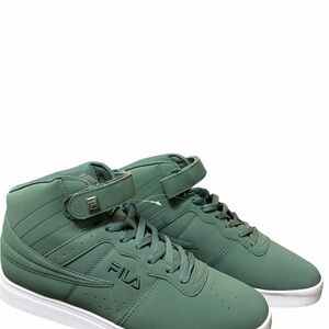 Fila Men's Green High-Top Sneakers